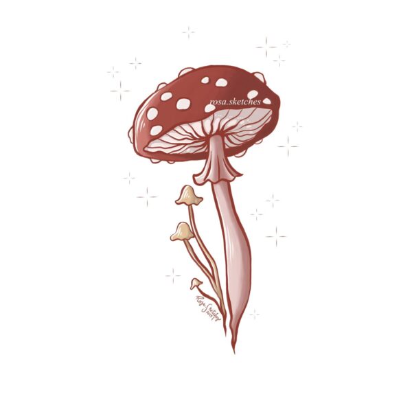 Red Mushroom Card